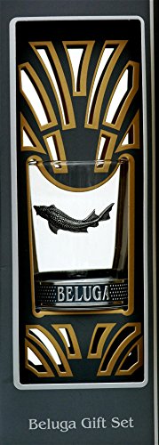 Beluga Export Noble Russian Vodka mit Geschenkverpackung mit 1 Rocking Glas (1 x 1 l) – Bild 3