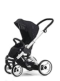 Mutsy Evo Stroller with Silver Frame, Black