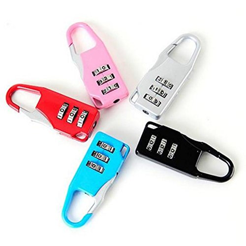 GOSONO5PCS Symbol Combination Safe Code Number Lock Padlock for Luggage Zipper Bag Backpack Bag Suitcase Drawer Cabinet