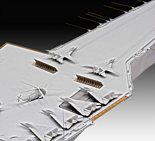 Revell 05173 original getreuer Modellbausatz der USS Enterprise CVN-65 (Platinum Edition) Level 5 im MaÃstab 1:400 für Fortgeschrittene – Bild 4