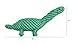 PUPTECK Dog Rope Toy Tough Cotton Dinosaur Puppy Pet Durable Chew Toys for Small or Medium Dogs Biting