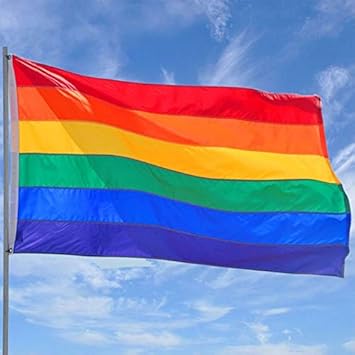 Hanbaili Bandeira de Arco-íris LGBT