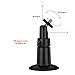 Arlo Camera Mounts (4 pcs Metal-Body/Shaft Black)