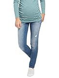 Motherhood Indigo Blue Premium Secret Fit Belly Skinny Leg Maternity Pants