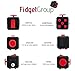 Fidget Cube 2 Pack - 100% Prime Delivery - Fidget Toy - Relieves Stress - Anti Anxiety Fidget Cube - For Children And Adults - ADHD Toys - Help To Focus - 6 Sides Fidget Dice (2 Colors Included)