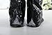 Fasmov Waterproof Anti Slip Motorcycle Biker Rain Boot Shoe Covers,Black ((Euro 42-43/US 8-8.5))