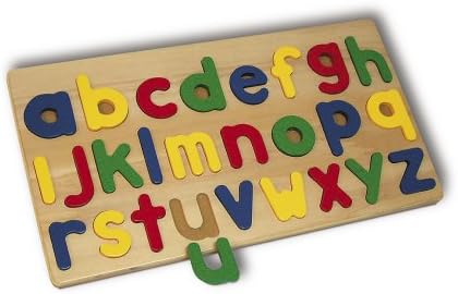 wooden alphabet puzzle lowercase