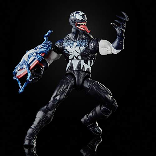 Hasbro Marvel Legends Series 15 cm große Venomized Captain America Action-Figur, Premium-Design und 2 Accessoires – Bild 7