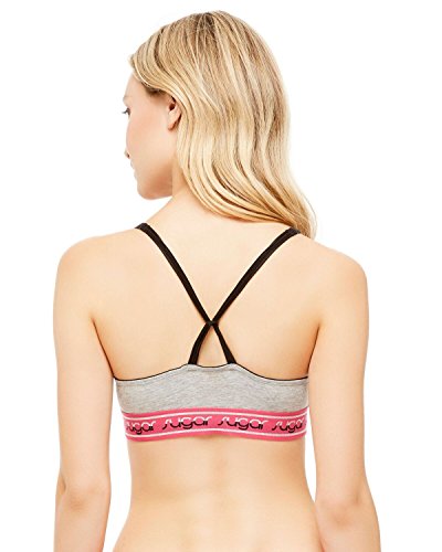 SUGAR Intimates Women's Sporty T-Shirt Bra Cotton With Comfortable Sexy Criss Cross Back Detail &amp; Front Close by