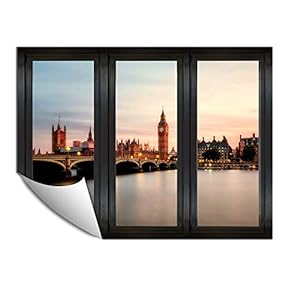 Wall Paper Small Wall Mural City at Night Wall Art Removable Wall Decoration for Bedroom Living Room - 24x32 inches