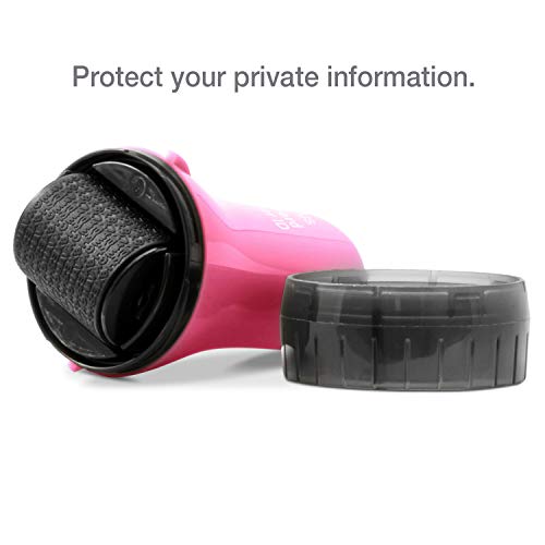 Guard Your ID ADVANCED WIDE Roller Identity Theft Prevention Security Stamp PINK (38493) - //coolthings.us