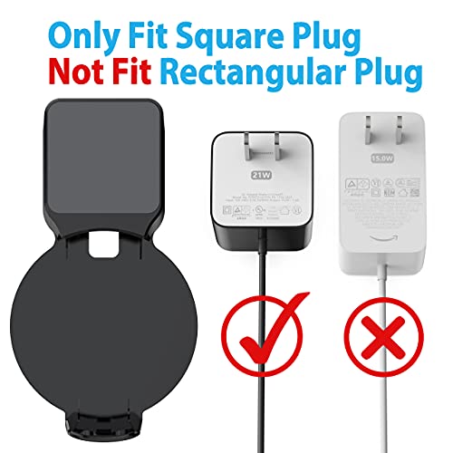 Alexa Wall Mount Holder, Outlet Wall Mount Stand for Dot 3rd Generation