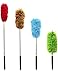 Fran's Essentials Washable Retractable Microfiber Duster Extendable with Telescoping Pole, 4-Pack