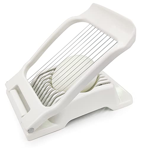 Kjfeoiye Egg Slicer, Egg Slicer for Hard Boiled