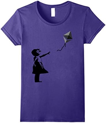 Womens Ethereum Crypto Tshirt Original 2017 ETH ICO T-SHIRT Medium Purple