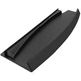 KlsyChry Stand for PlayStation PS3 Slim (2000 or 3000 Series) Compatible Holder Vertical Stand Mount &ndash; Black