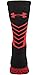 Under Armour Men's Undeniable All Sport Crew Socks (1 Pair), Black/Red, X-Large