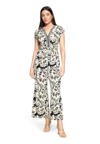 Vera Mont 6774/4123 Overalls, Black/Cream, 44 Donna