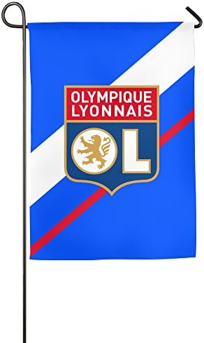 NEKOSANN Olympique Lyonnais FC Logo Home Flag/Garden Flag /Flag Indoor/Outdoor1218/1827 Inch