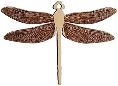 Wooden Etched Dragonfly Ornament - Handmade in Maine - Gift Boxed