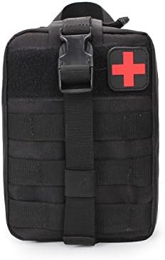 CYCBT Tactical Molle First Aid Pouch EMT Medical Emergency Survival Multipurpose Waist Pack Military Utility Bag for Outdoor Wilderness Camping Hiking
