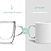 Kitchables Double Wall Glass Coffee Mugs Set of 4, 5oz - Insulated Clear Coffee Mug for Cappuccino, Latte, Tea, Espresso - Demitasse, Latte cup - Tazas Para Cafe
