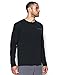 Under Armour Men's Charged Cotton Long Sleeve T-Shirt, Black/Steel, Medium