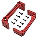 Hobbypark Aluminum Bumper Mount for Redcat Everest Gen7 Sport / Pro Replacement of 138003 Upgrade Parts (Set of 2) (Red)