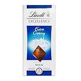 Lindt Excellence Extra Creamy Milk Chocolate Bar 3.5 oz each (4 Items Per Order)