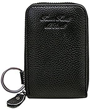 JUMENG Minimalist Genuine Cowhide Women Wallets Credit Card and Id Holder Purse Black One Size