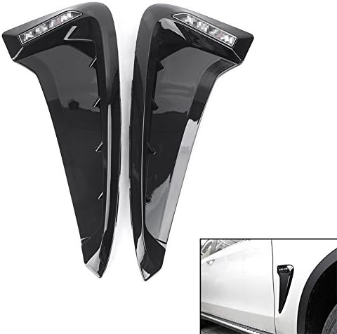 Gzyf 車用 Bmw X5 F15 ダミーダクト サイド エアフローフェンダー フェンダーダクト 排気 Abs製