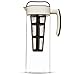 Komax Large Cold Brew Coffee Maker 2 quart (8 Cups) Tritan Pitcher - With Stainless Steel Mesh Infuser - Air Tight Seal, Space Saving Square Design For Concentrated Hot or Cold Beverages