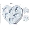 Diamond Heart Silicone Mold 3D 6-Cavity Love Heart Diamond Shaped Mold Bakeware Molds Chocolate Soap Cake Tray Mould DIY…