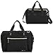 Clearance Sale Diaper Bag Tote Stylish for Mom and Dad Convertible Travel Baby Bag for Boys and Girls with Changing Pad, Insulated Pockets (Black)