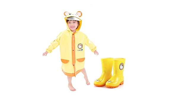 baby raincoat and boots