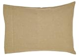 Burlap Natural Pillow Case Set of 2 21x30