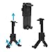 Universal HDX Tablet Camera Video Record Periscope Tripod Holder Mount with Dual 360° Swivel Adjust Joint for 7-12-inch Tablets like Apple iPad Pro Air Mini, Galaxy Tab S E A & Surface Pro Slate