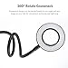 Selfie Ring Light with Cell Phone Holder for Live Stream and Makeup, Soobuy Phone Clip Holder with 3 Light Mode & 10 Level Brightness, LED Desk Lamp for Video Recording, Video Calls, Bedroom, Kitchen