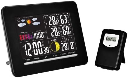 Chacon 54419 Colour Weather Station with Barometer and Wireless Outdoor Sensor