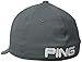 Ping Mens Tour Structured Men's Hat, Dark Grey/White S/M, Small/Medium