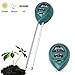 DSparts Soil Test Kit 3-in-1 PH Meter, Moisture, Sun-Light Gardening Tool Test Function for Farmland Garden Lawn Plants Herbs Gardening Soil Tester (Round)thumb 1