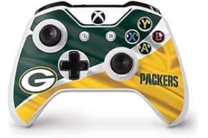 Skinit Decal Gaming Skin Compatible with Xbox One S Controller - Officially Licensed NFL Green Bay Packers Design