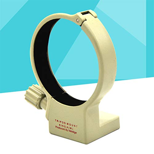 LEDMOMO Tripod Mount Lens Collar Ring for Canon USM EF 70-200mm f/4L is USM 300mm f/4L USM 400mm f/5.6L USM (White) - Thumbnail 6