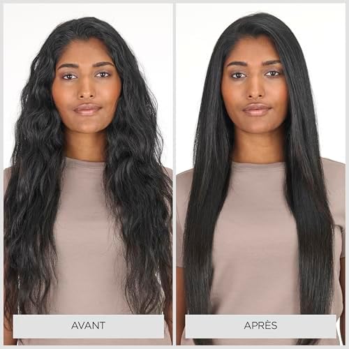 Lisseur Cheveux Super Smooth- Technologie ionique anti-frisottis, Tapis thermorésistant, Plaques en céramique pour un lissage parfait, Chauffe ultra-rapide, Températures de 140-235°C, ST393E