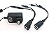 iCreatin 12V Power over ethernet PoE injector and PoE splitter kit, Extension power for 12 volt 12 watt devices with 5.5x2.1 mm DC Jack