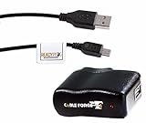 ReadyPlug Wall Charger for 808 Canz SP880 Bluetooth Wireless Speaker - Charging Adapter and Detachable USB Cable (3 feet)