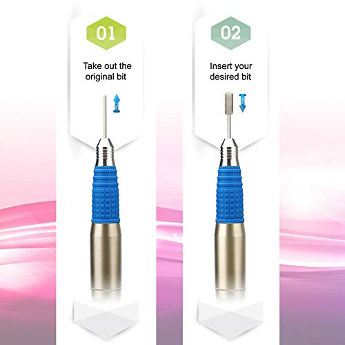 Belle Professional Complete Electric Nail Manicure Pedicure Drill File Machine For Acrylics, Natural, Gels Nails (528925570564)