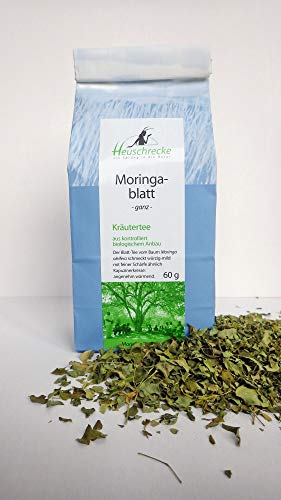 HEUSCHRECKE Bio Moringa- Blatt Tee (6 x 60 gr)