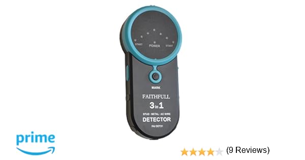 Faithfull DET31 - Detector 3 en 1 de armaduras, metal y cables con tensión: Amazon.es: Bricolaje y herramientas