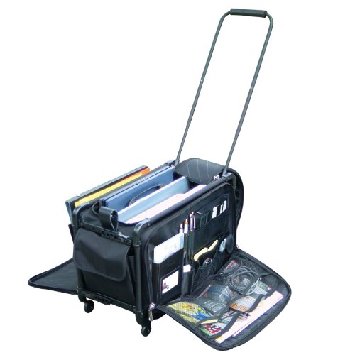 TUTTO 20-Inch Regular Office on Wheels for Laptop, Black (4220BCC)